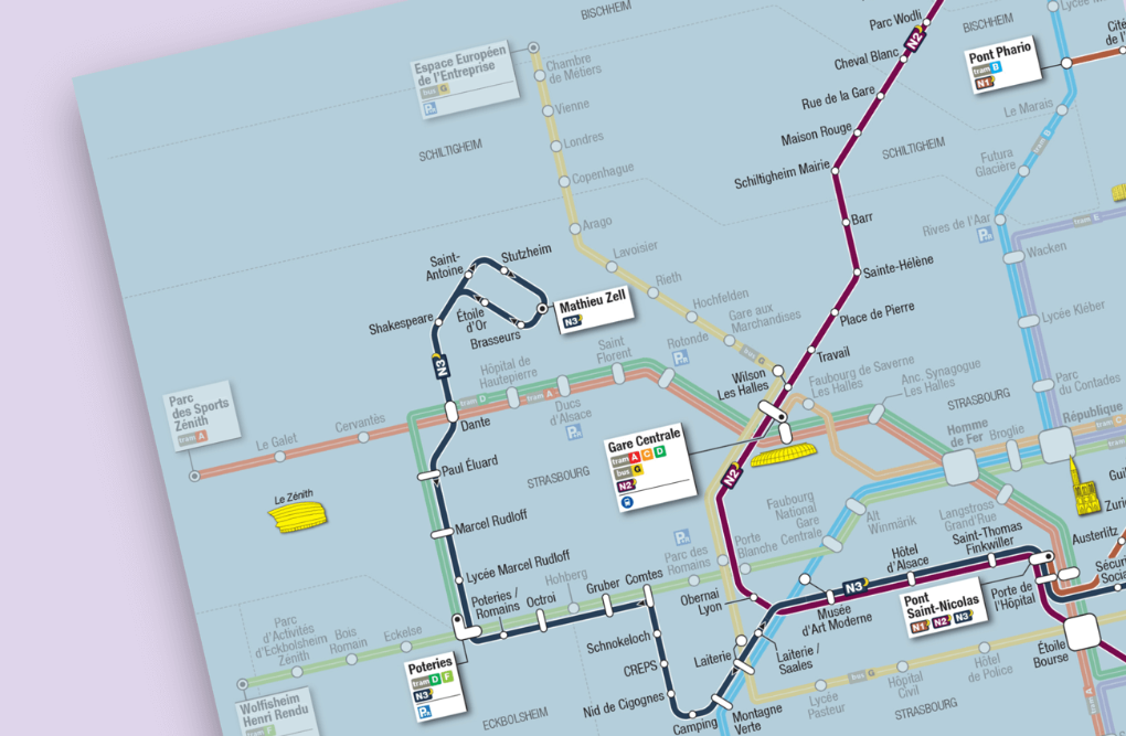 Plans du Réseau CTS