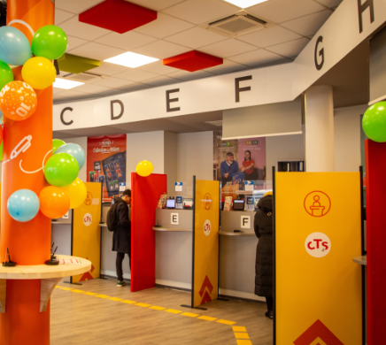 Agence commerciale intérieur