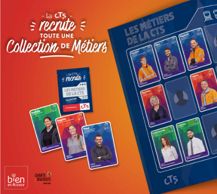 Collection de métiers de la CTS