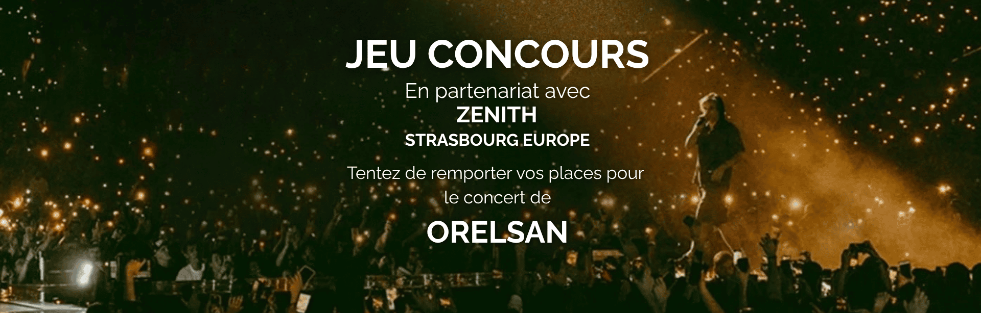jeu concours zenith remportez vos places pour le concert de Orelsan le 20 octobre